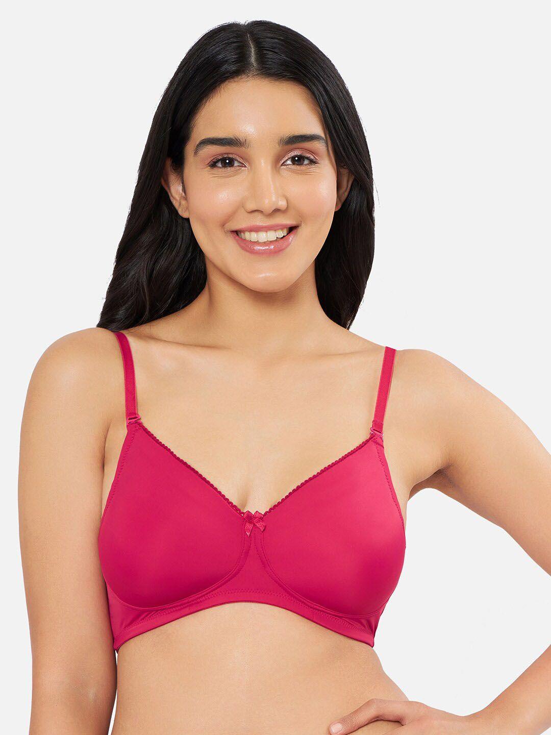 amante solid padded non-wired full coverage t-shirt bra