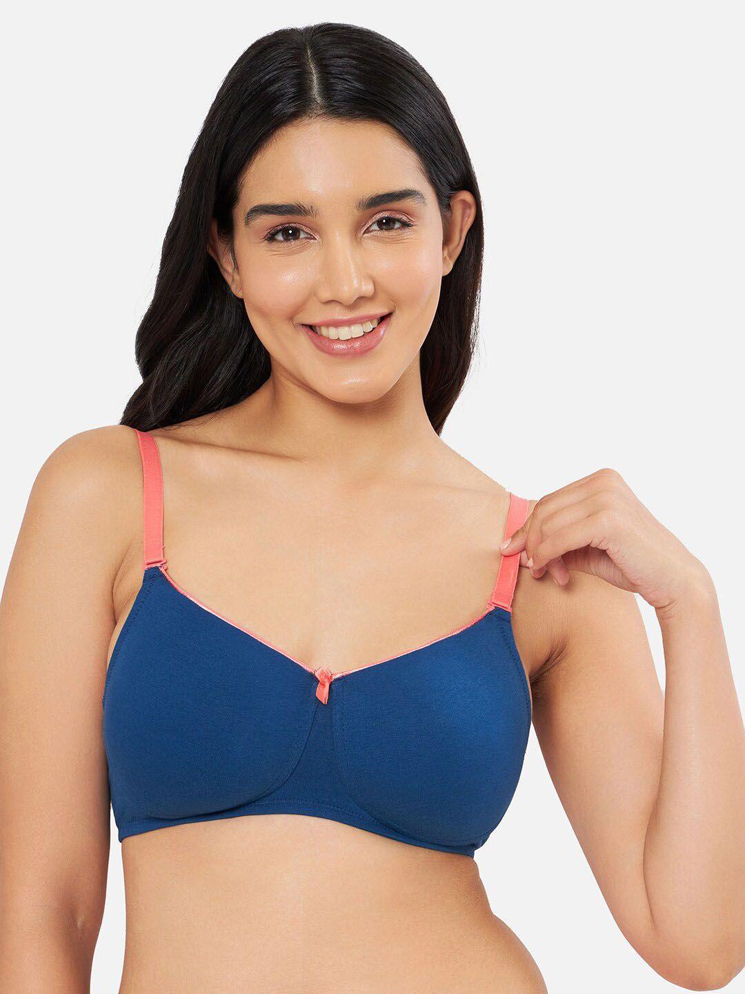 amante solid padded non-wired full coverage t-shirt bra