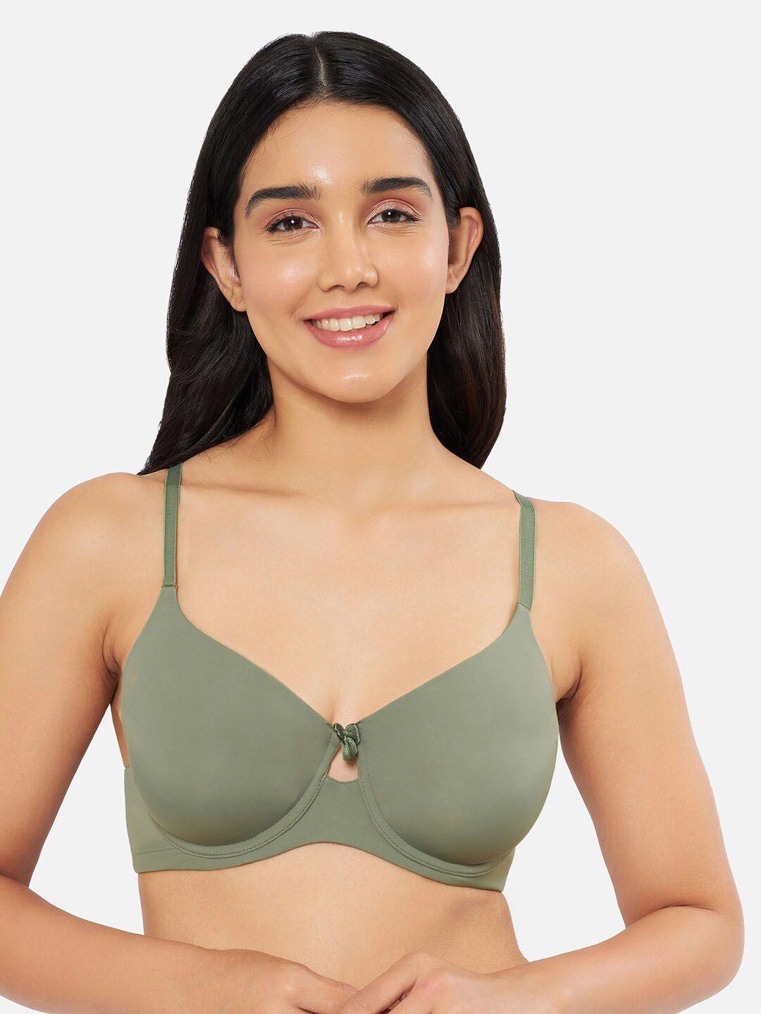 amante solid padded wired full coverage t-shirt bra