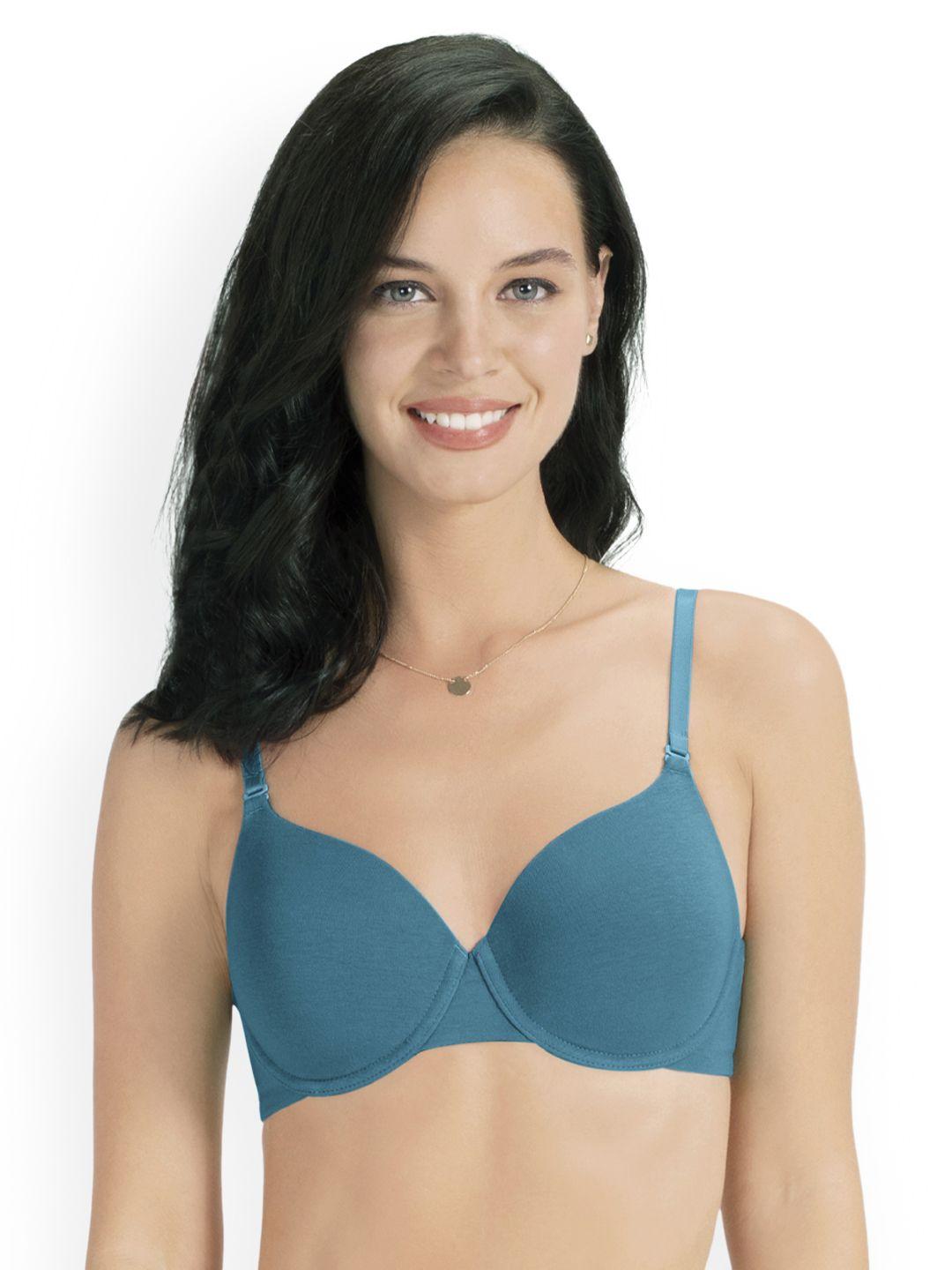 amante solid padded wired signature cotton t-shirt bra - 8903129222464