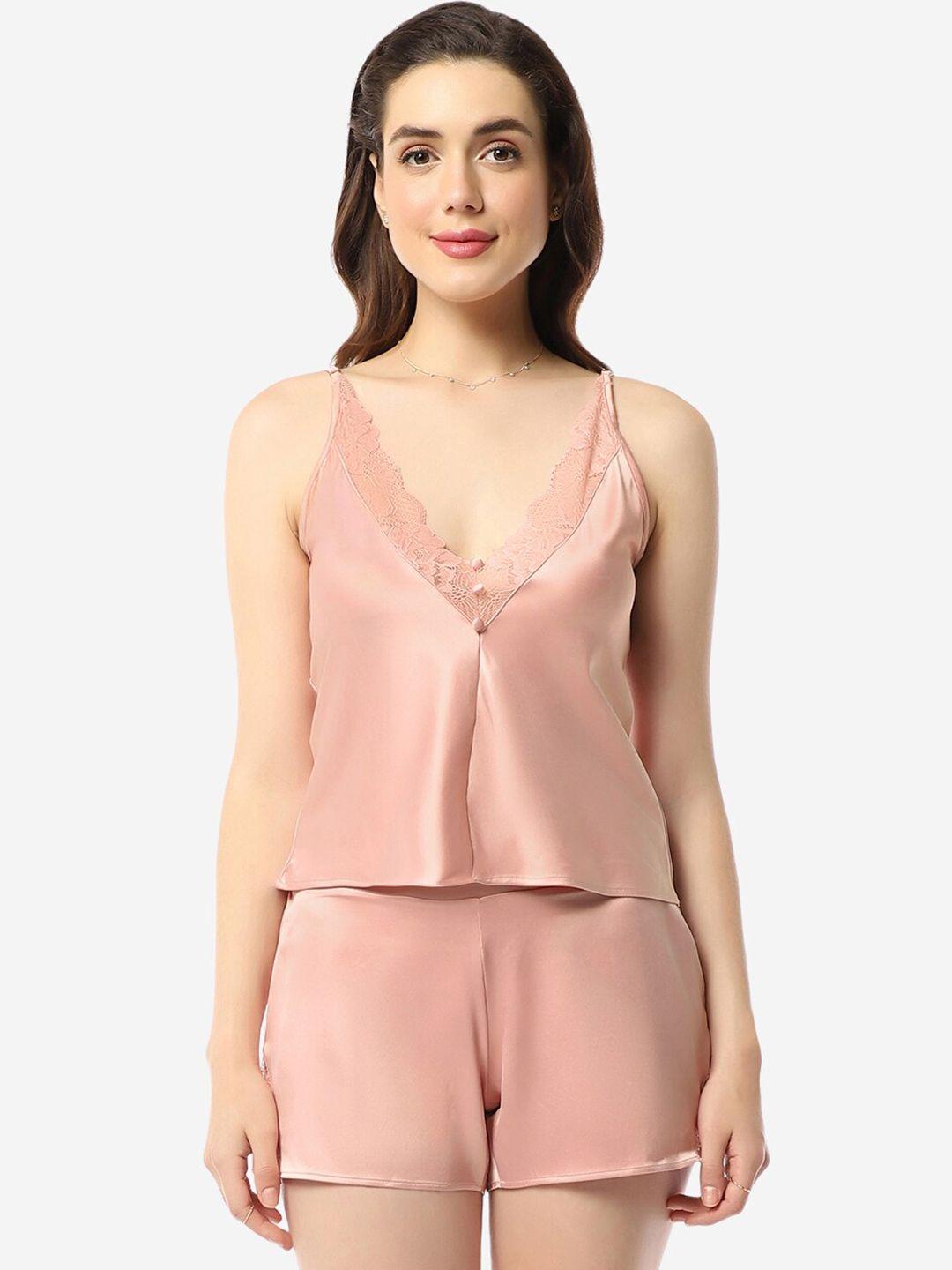 amante v-neck satin camisole