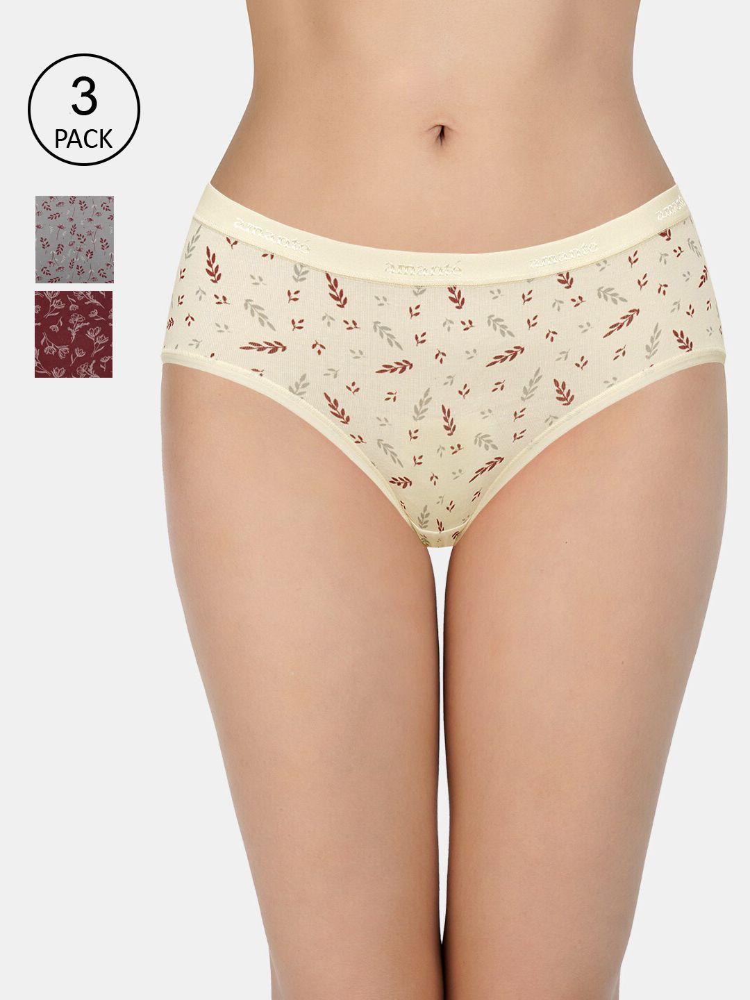 amante women multi briefs