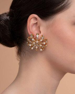 amara lattice star stud earrings