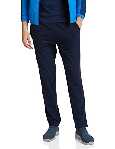 amazon brand - symbol men's regular track pants (kp17-01_navy_4xl)