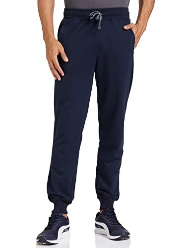 amazon brand - symbol men's regular track pants (ss21sy004_iris navy_3xl)