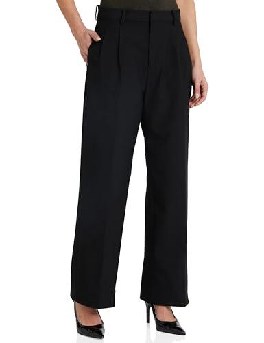 amazon brand - symbol women's loose pants (sb-aw23-wtr-106_black_30)