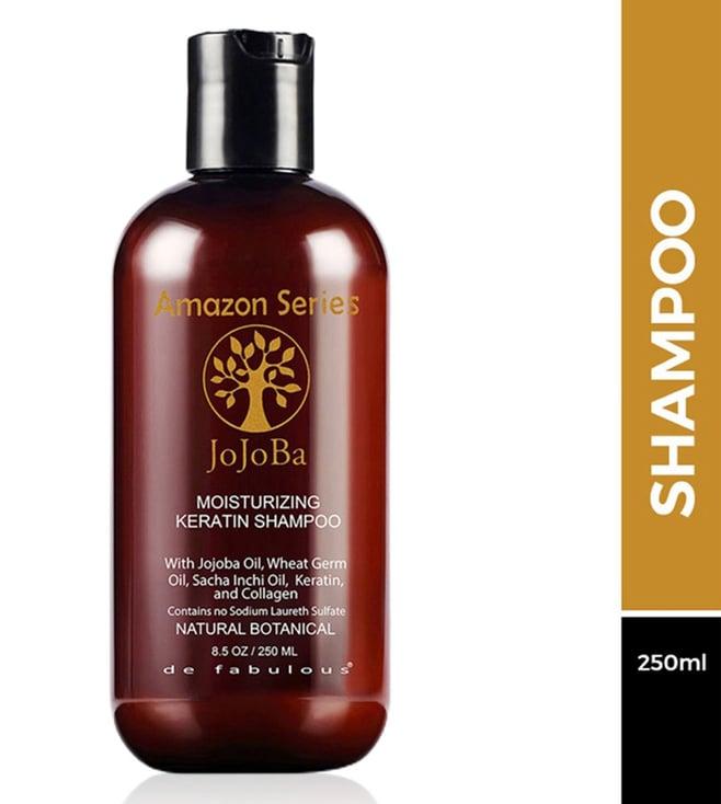 amazon series jojoba moisturizing keratin shampoo - 250 ml