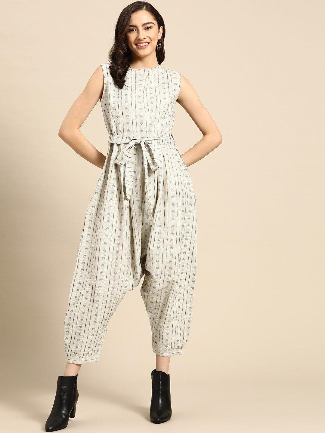 ambuja international printed cotton basic jumpsuit
