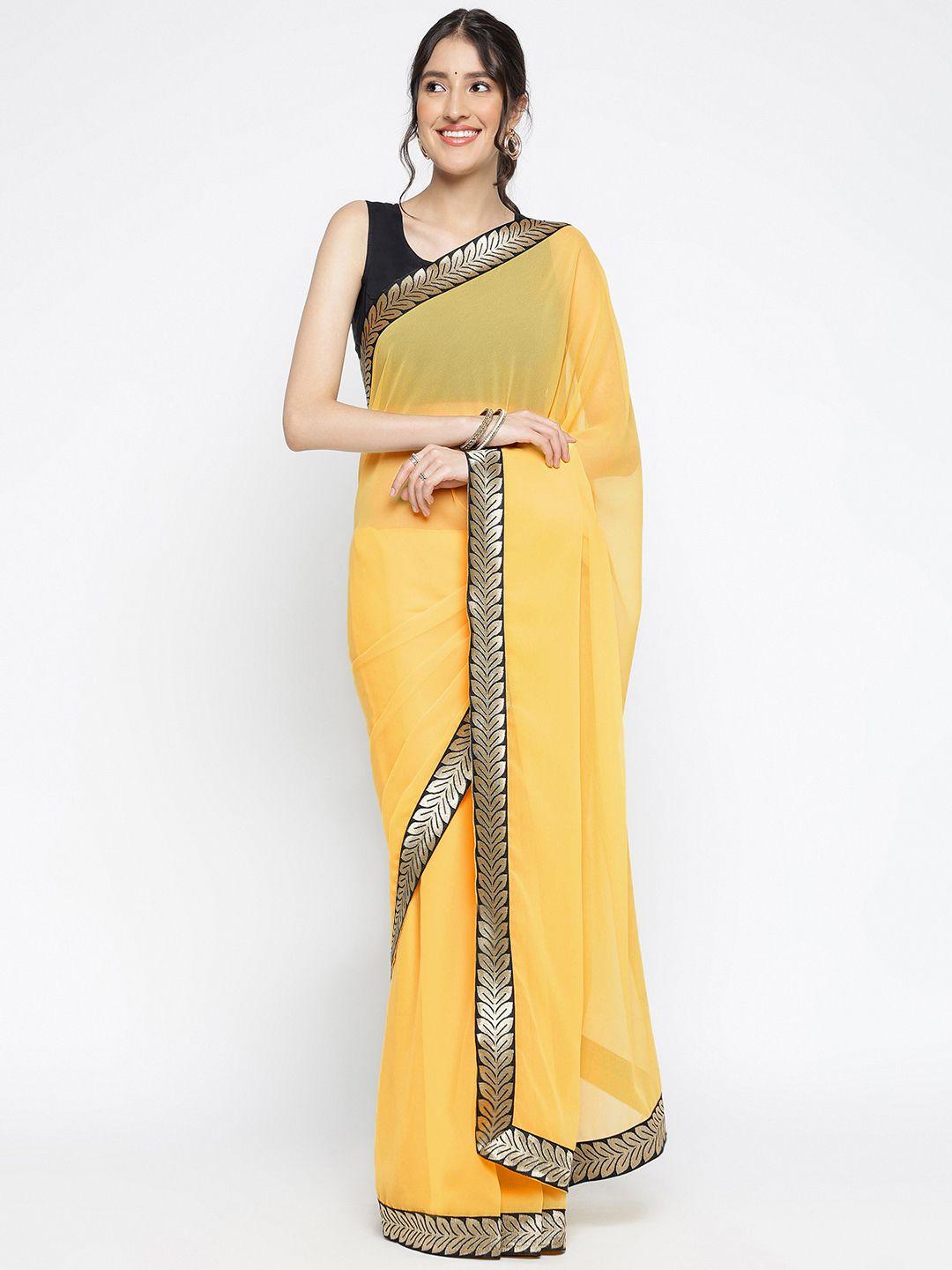 ambuja international zari pure georgette saree