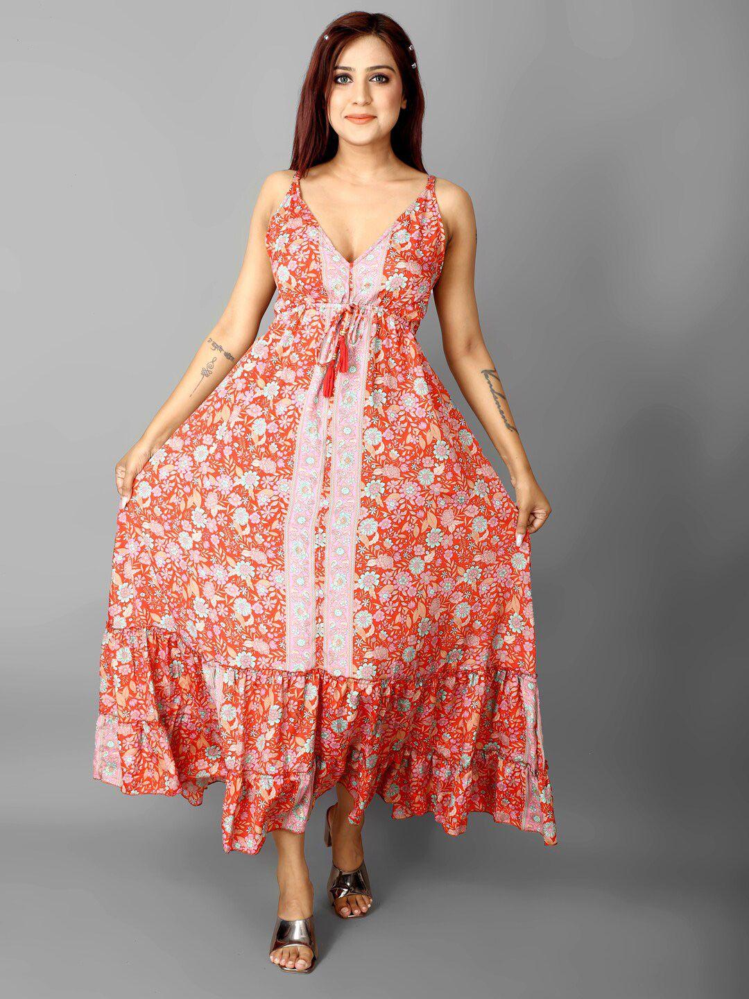 ameeha printed maxi dress