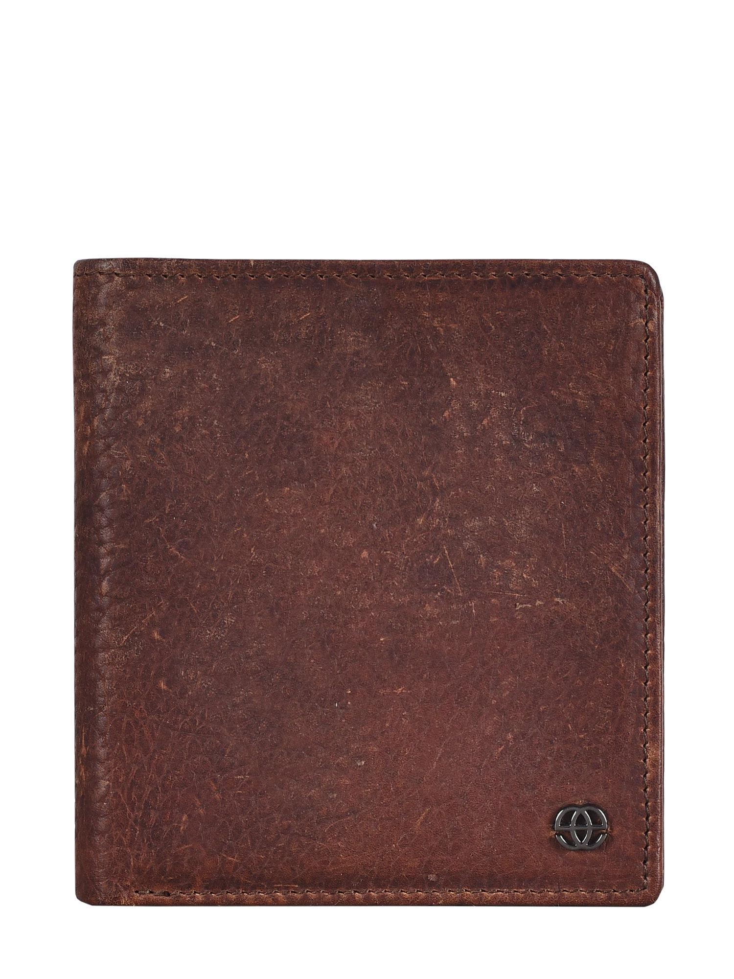 amer bi-fold wallet brown