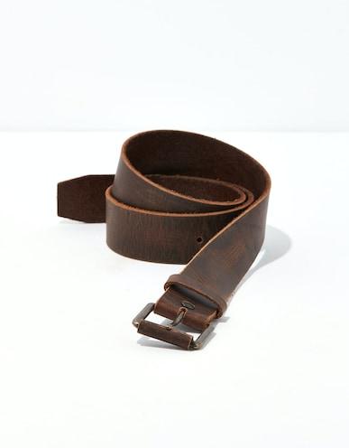 american eagle men brown leather workwear belt