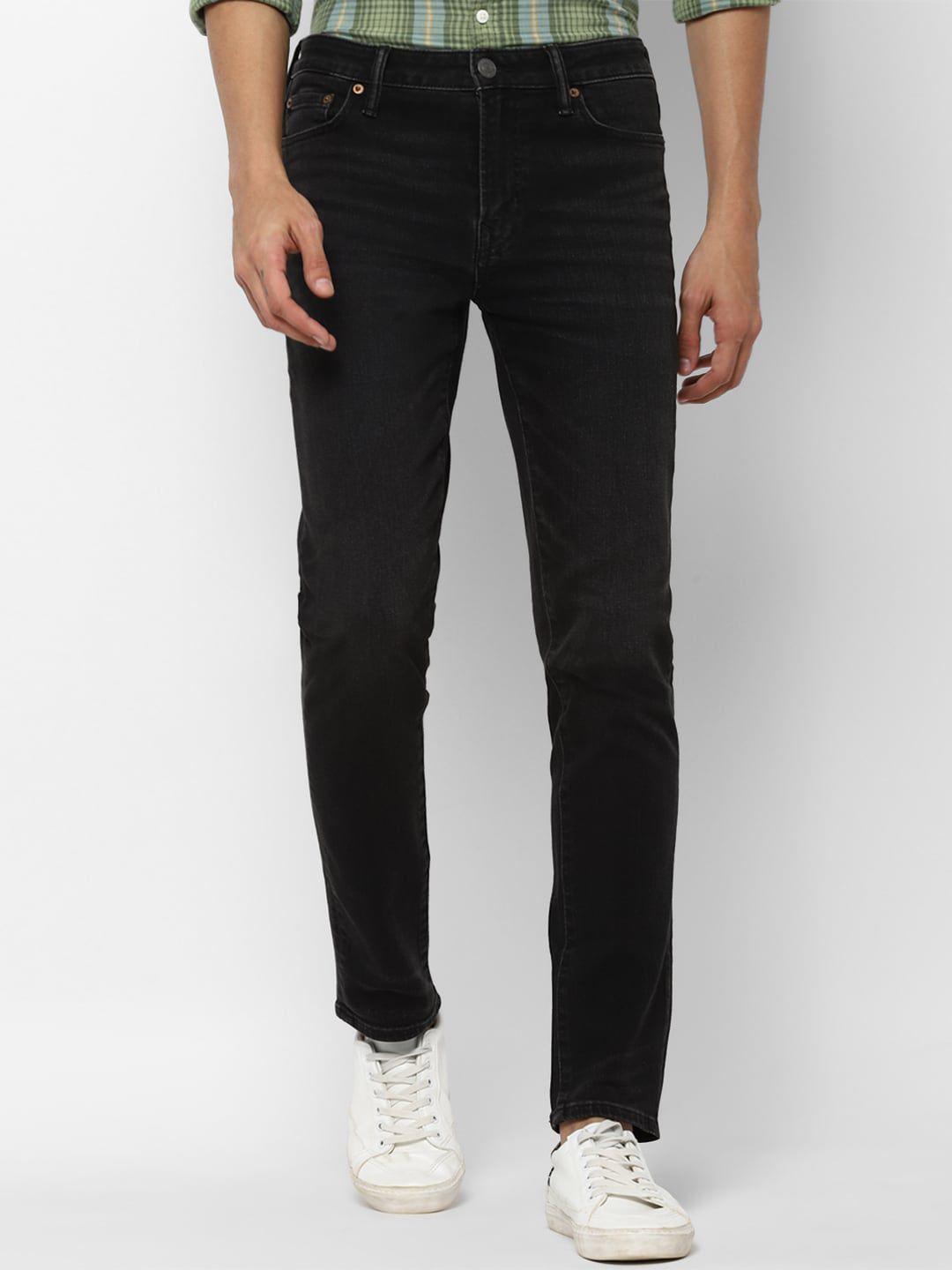 american eagle outfitters men black slim fit jeans