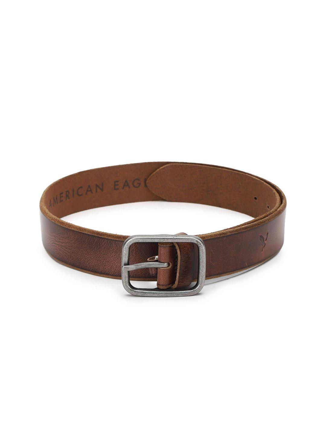 american eagle outfitters men brown leather belt