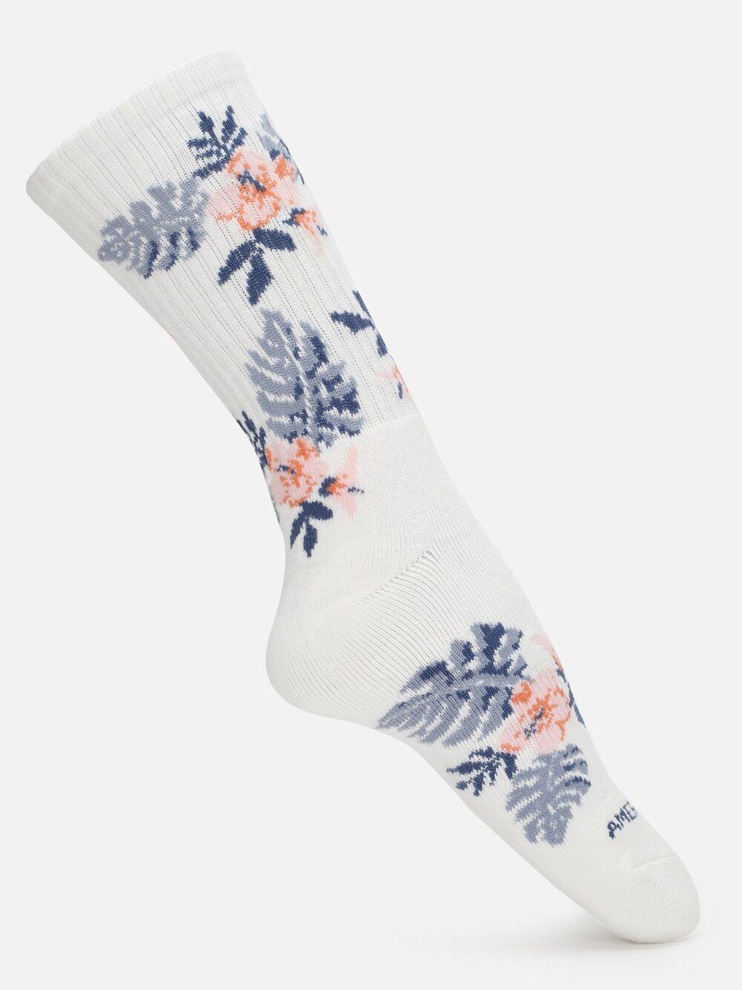 american eagle outfitters men floral patterned calf-length socks