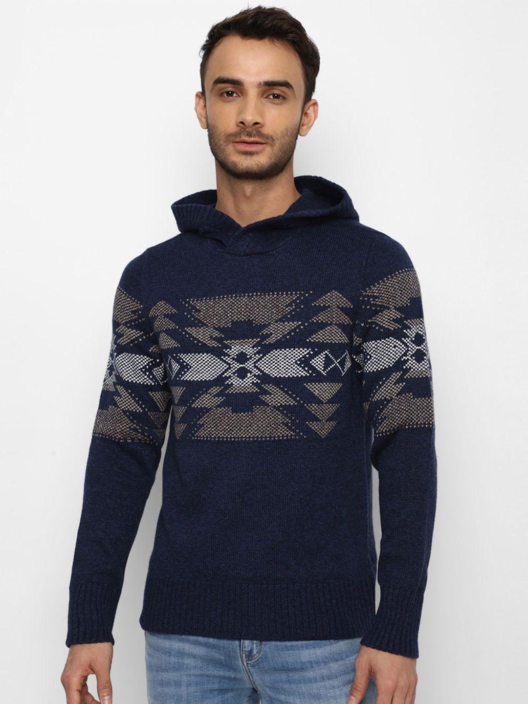 american eagle outfitters men printed hooded sweatshirt