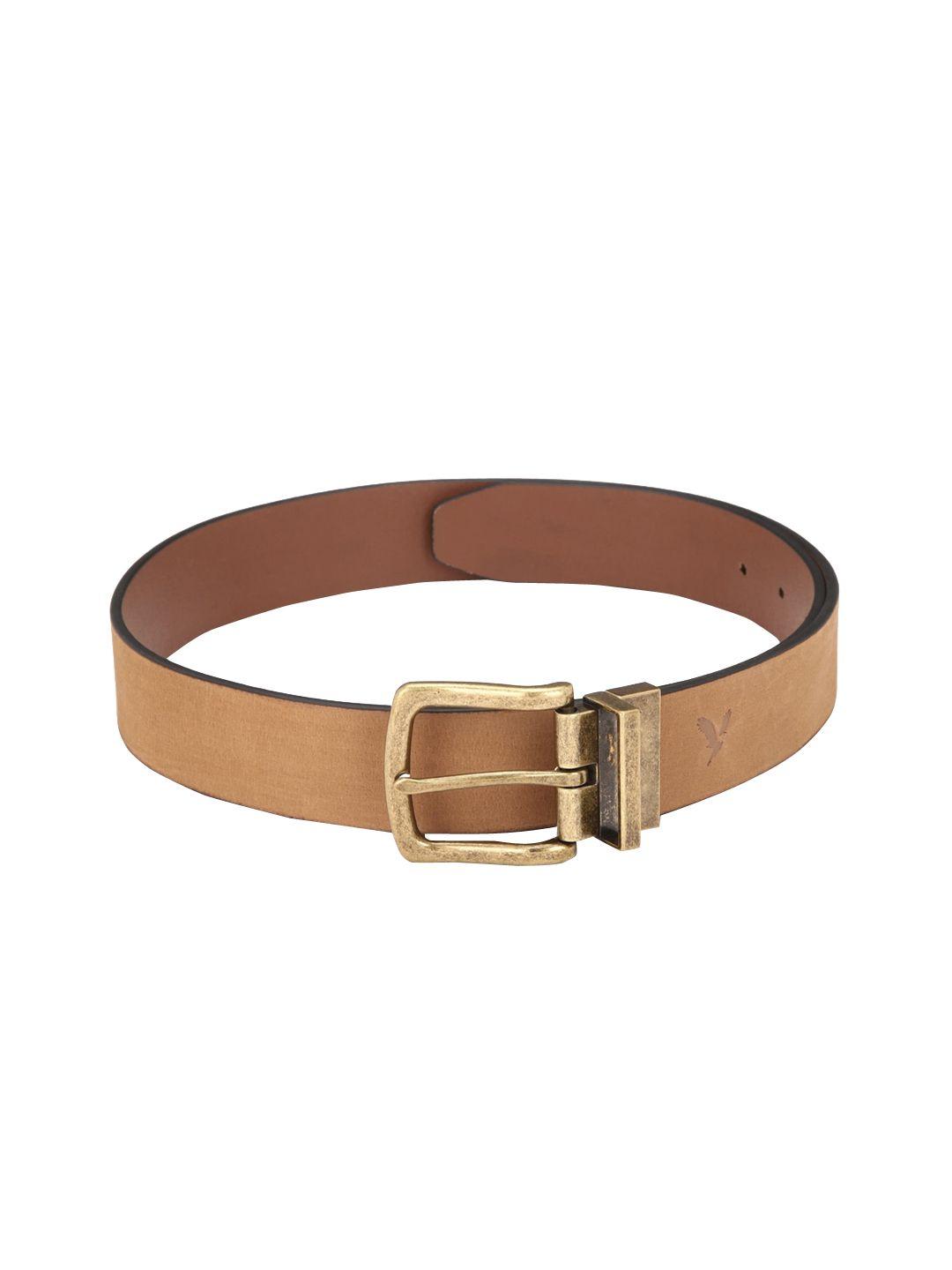 american eagle outfitters men tan leather belt