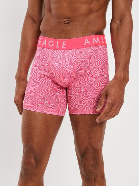 american eagle outfitters pink graphic print trunks