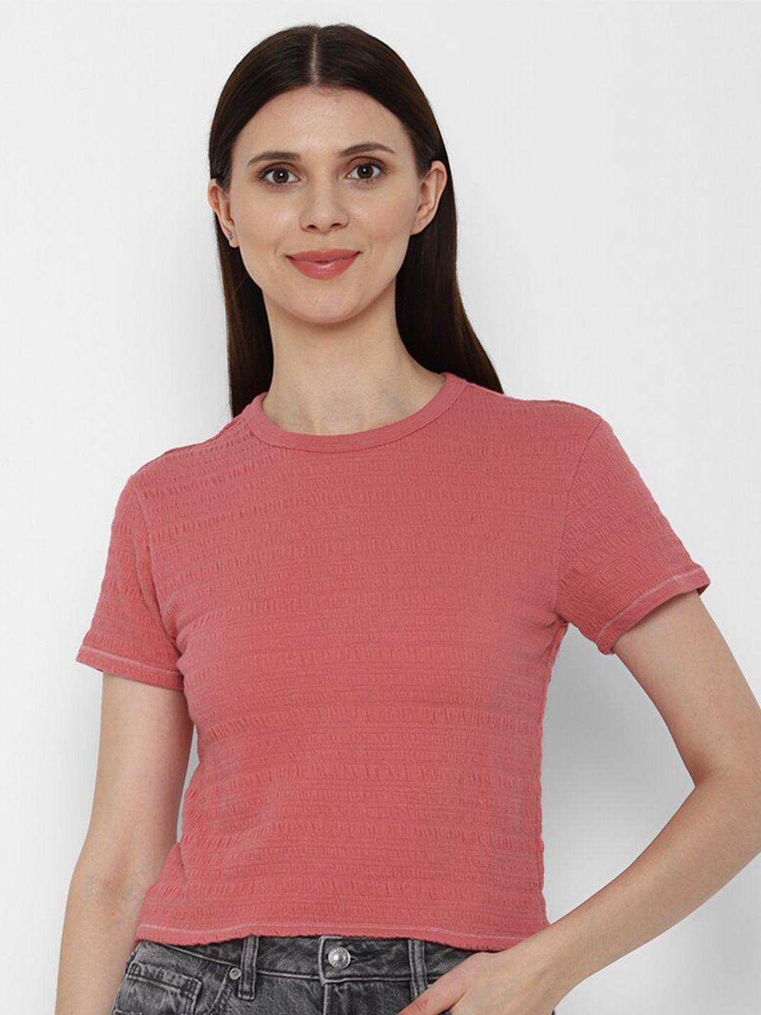 american eagle outfitters women red t-shirt