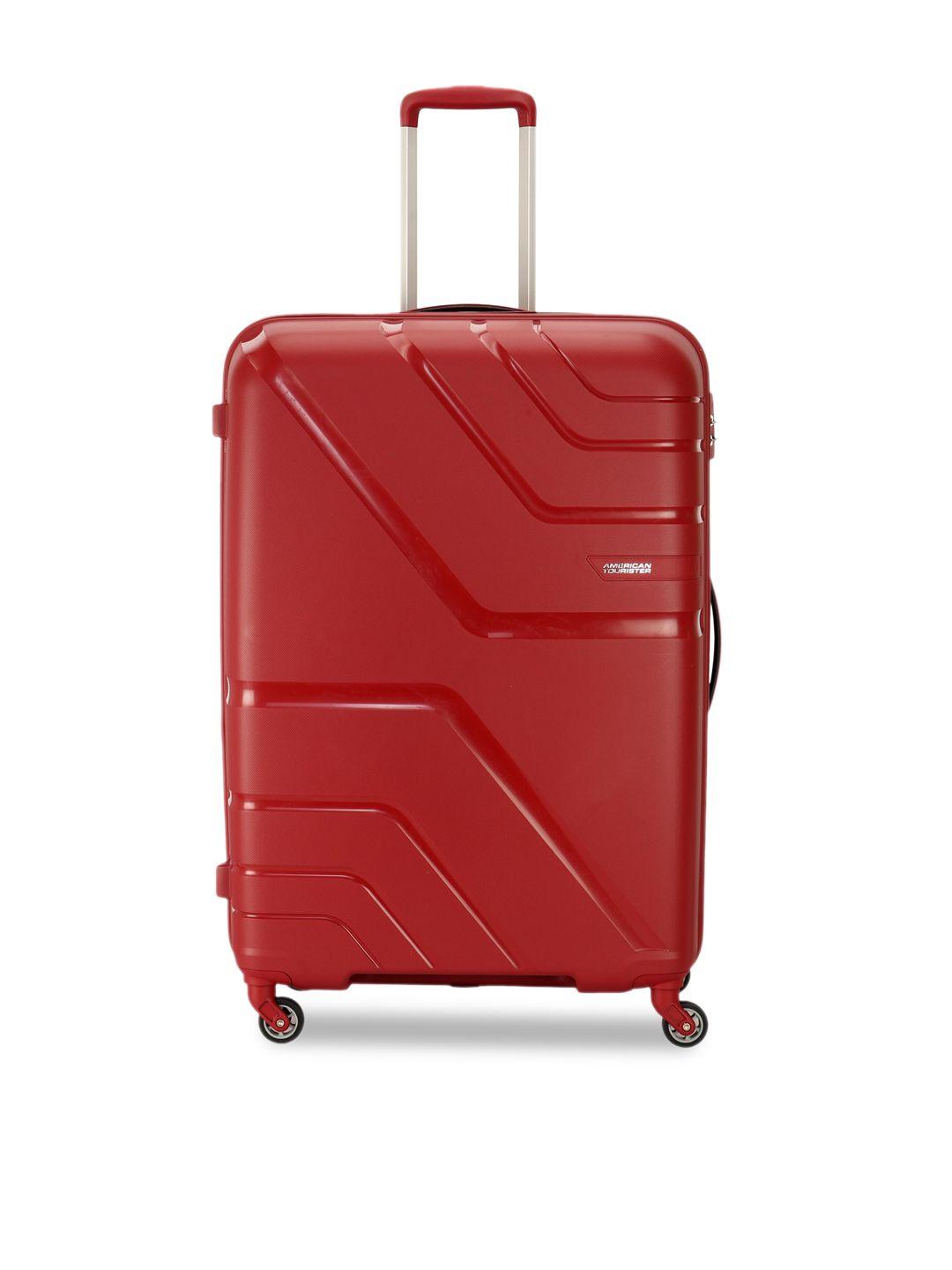 american tourister textuted hard-sided cabin trolley bag 41 l