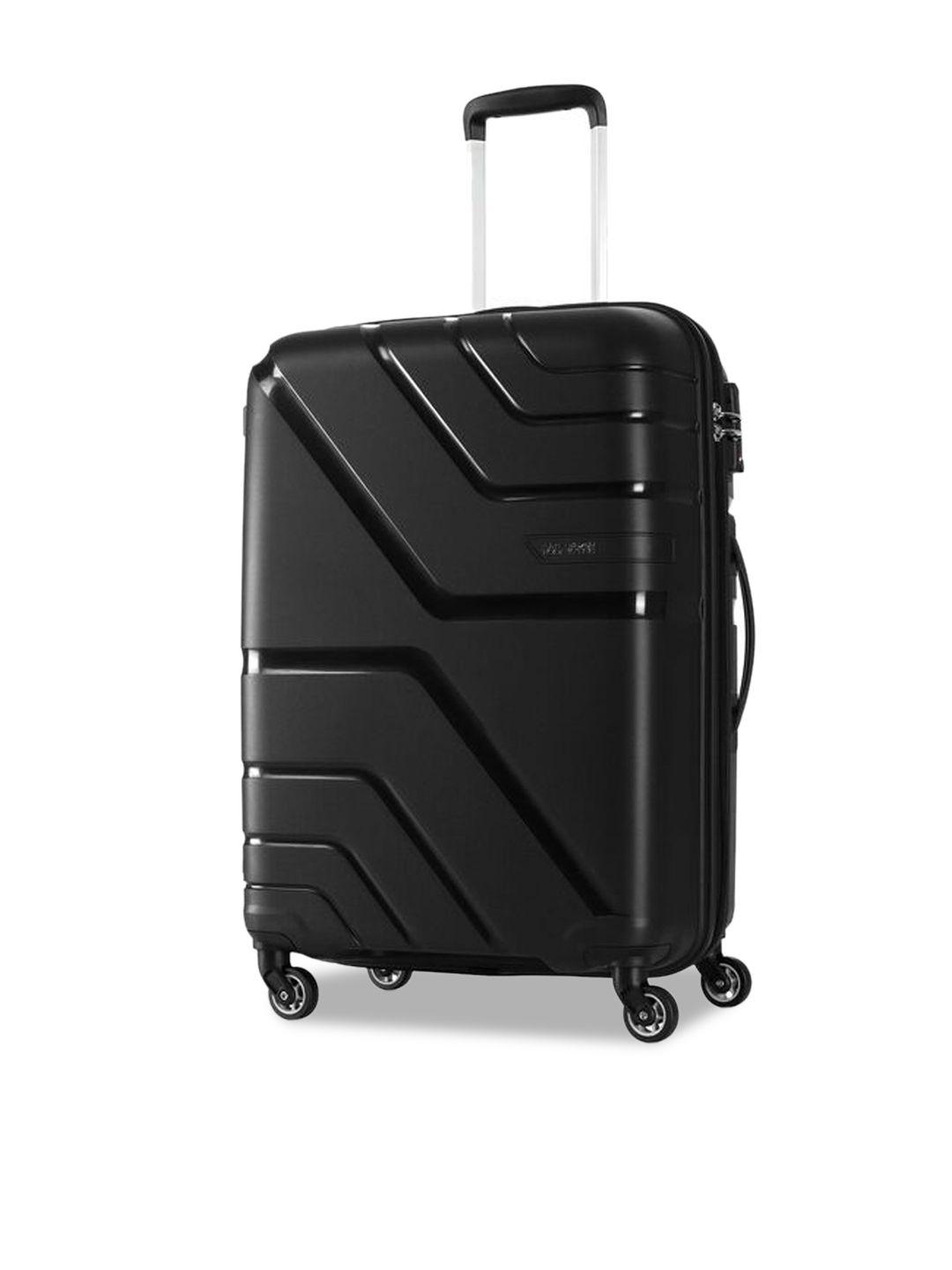 american tourister upland textured hard medium trolley suitcase