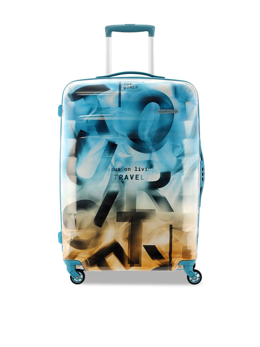 american tourister verg printed hard medium trolley suitcase