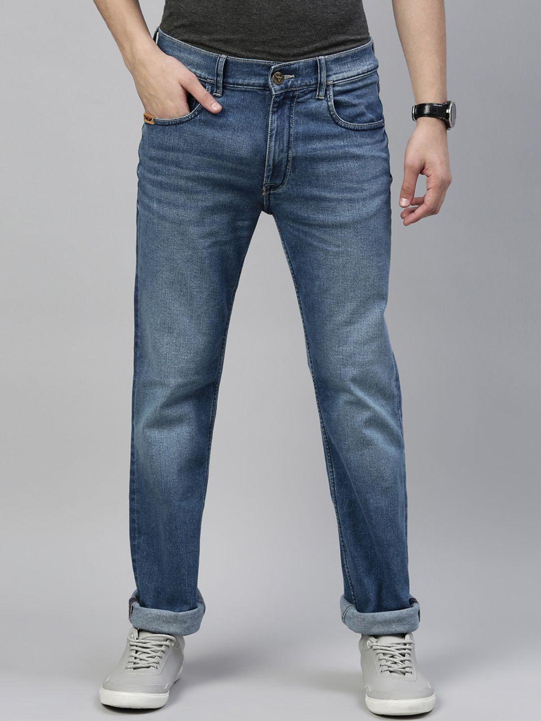 american bull men blue light fade stretchable jeans