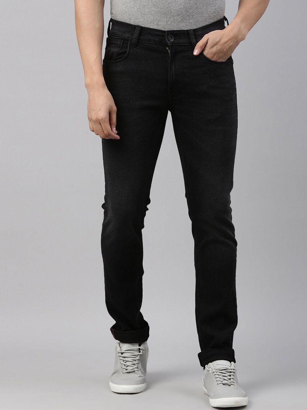 american bull men blue slim fit stretchable jeans