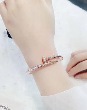 american diamond studded bracelet