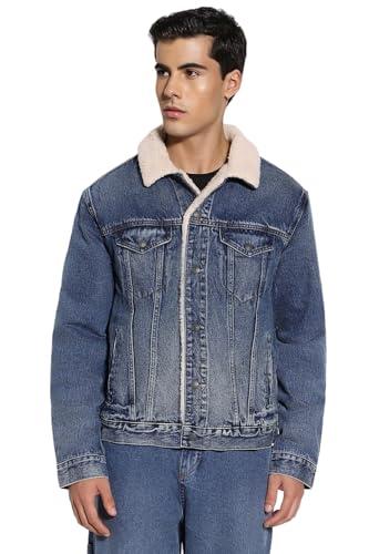 american eagle men's a-line coat (wee0101588400_blue