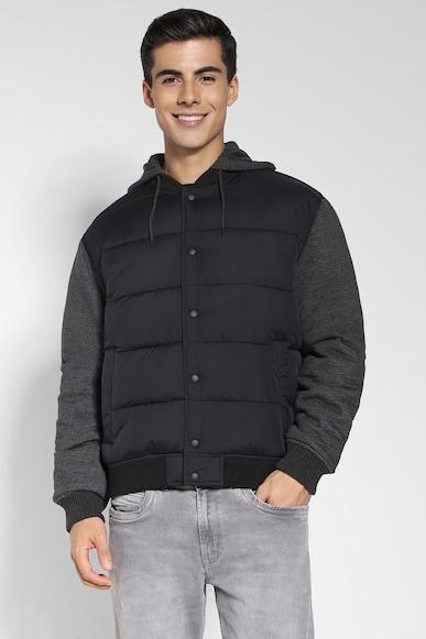 american eagle men black bomber puffer jacket