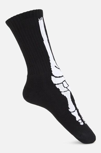 american eagle men black halloween skeleton crew socks