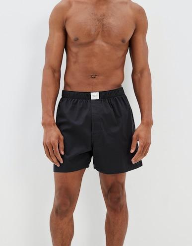 american eagle men black stretch boxer short