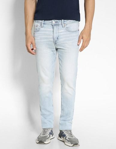 american eagle men blue airflex+ ultrasoft slim jean