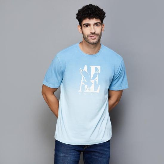 american eagle men brand printed regular fit t-shirt