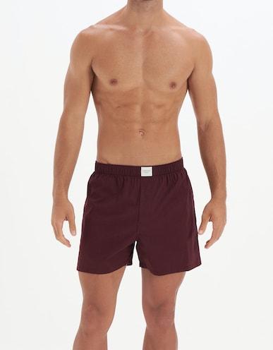 american eagle men burgundy stretch boxer short