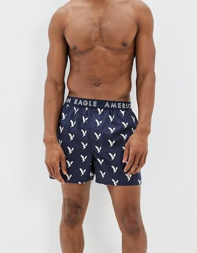 american eagle men navy eagles stretch boxer short