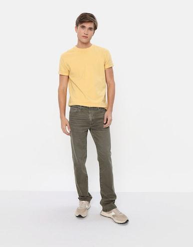 american eagle men olive airflex+ original bootcut jean