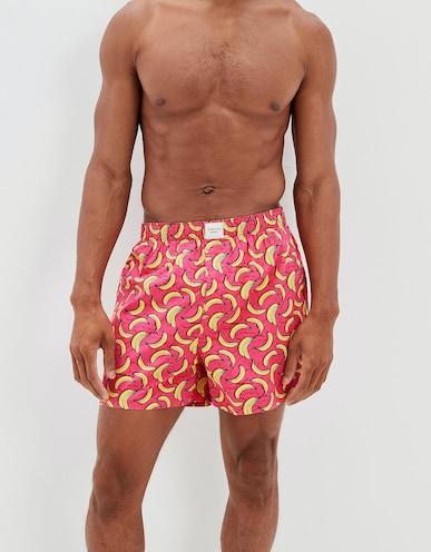 american eagle men pink bananas stretch boxer short