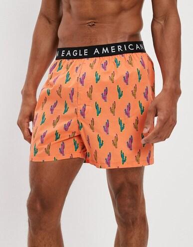 american eagle men pink cactus stretch boxer short