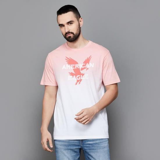 american eagle men printed regular fit t-shirt