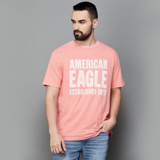 american eagle men printed regular fit t-shirt