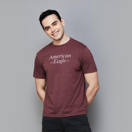 american eagle men printed regular fit t-shirt