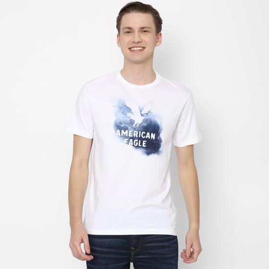 american eagle men printed regular fit t-shirt