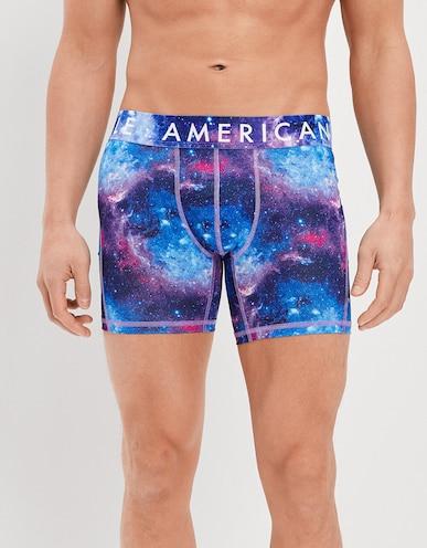 american eagle men purple galaxy 6 inches flex boxer brief