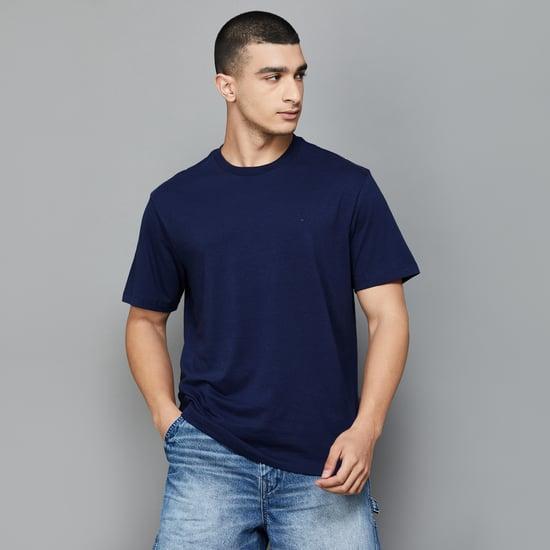 american eagle men solid t-shirt