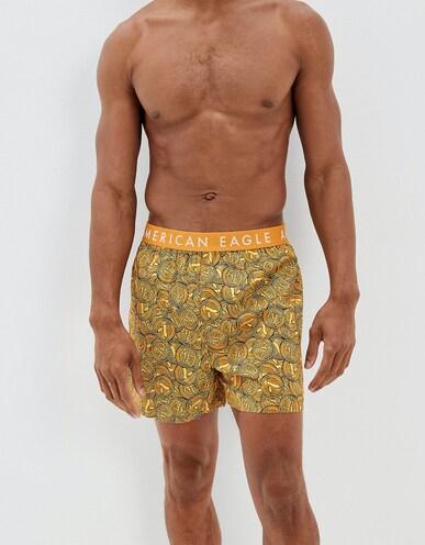 american eagle men yellow bitcoin stretch boxer short