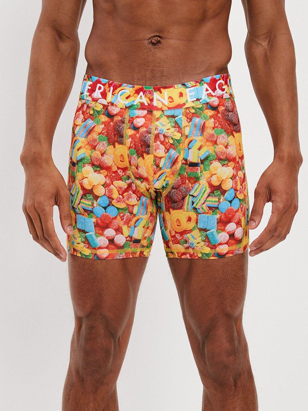 american eagle outfitters anti microbial abstract printed boxer-style brief wes0233340800
