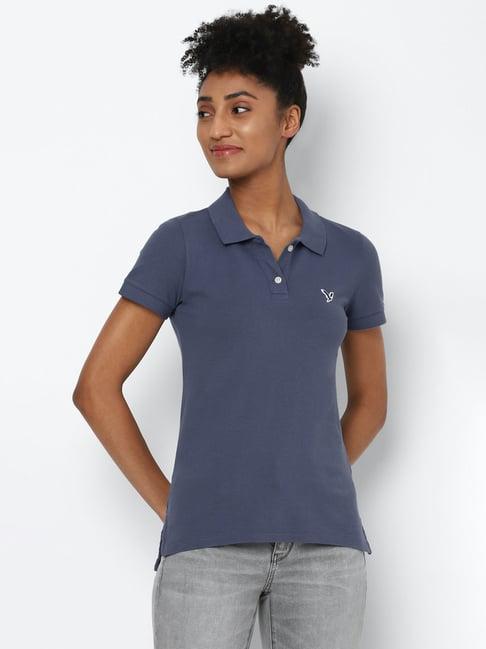 american eagle outfitters blue regular fit t-shirt