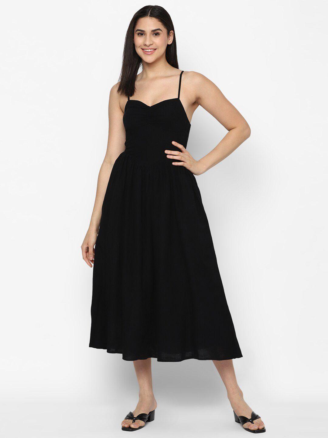 american eagle outfitters fit & flare midi dress
